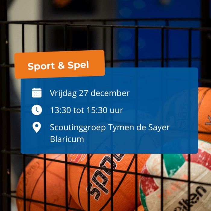 Sport & Spel 2024 - Scoutinggroep Tymen de Sayer Blaricum (6 t/m 12 jaar)